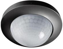 Esylux DALI-2-zertifizierter Decken-Präsenzmelder 360°, Unterputz, Reichweite ca. Ø 24 m, Eingabegerät mit IEC 62386 Part -301, -302, -303, -304, schwarz (EP10428432)