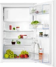 AEG OSF5O088DS Einbaukühlschrank mit Gefrierfach, Nischenhöhe 88 cm, 124 L, Schlepptürtechnik, Coolmatic