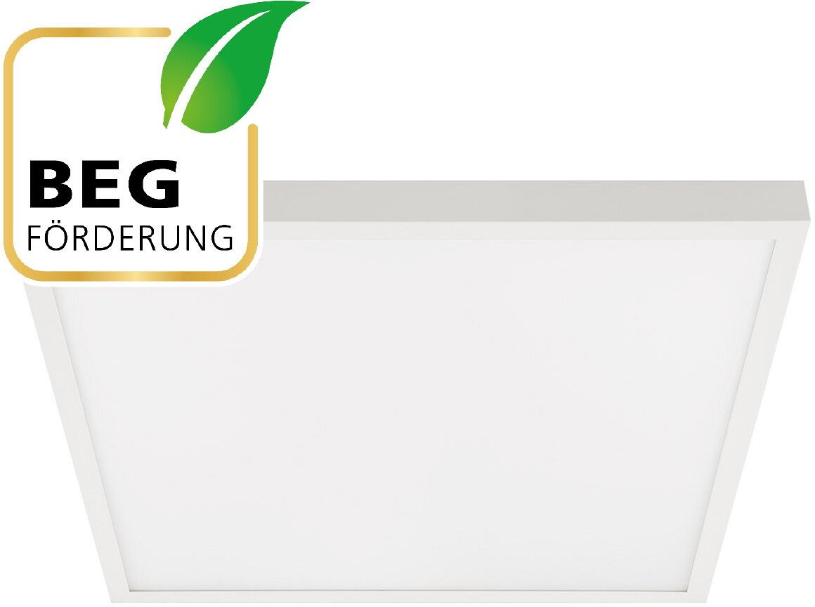 EVN OFFICIUM OUT LED Deckenanbaupanel, quadisch, 220-240V/AC/DC, IP40, 33W, 3000K, 4000K, 3894lm, 4059lm, DALI, weiß (APDU620125)