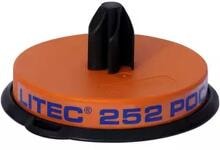 Litec Kabelabroller,Traglast: 190 Kg, optimierter Halt durch Litec-Lock, schwarz orange (L252-SWOR)