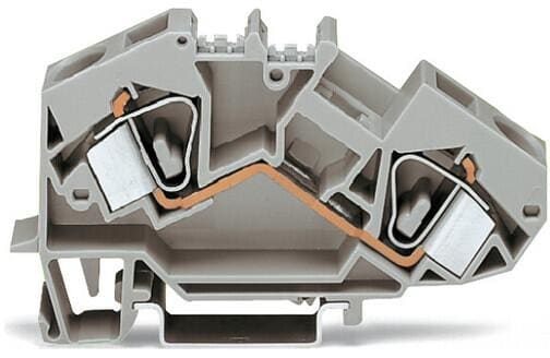 Wago 783-601 2-Leiter-Durchgangsklemme, 16 mm², grau