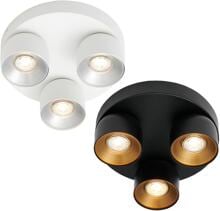 Nordlux Pitcher 3-Rondel Spotlight, GU10, IP20, dimmbar