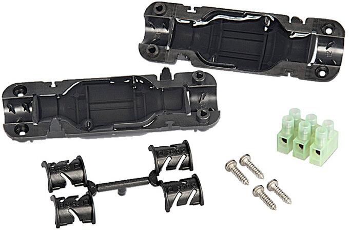 Hellermann RelilightV32.5I2-PA66V0/SI-BK Gel Kabelgarnitur 2x0,5-3x2,5 (435-01651)