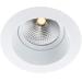 The Light Group Downlight SLC ONE SOFT R68-83 WH 620TED 3000K CRI90 IP44 36°, 8W, 620lm, weiß (SLC1125)