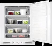 AEG OAB6I82EF Einbau Gefrierschrank, Nischenhöhe 82 cm, 95 L, Festtürtechnik, SpaceSmart Combo, OptiSpace, Electronic Control, Frostmatic, unterbaufähig, weiß