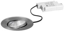 Brumberg BB23 LED-Einbaustrahlerset mit LED-Modul und Konverter Phasenabschnitt dimmbar, IP65, 7W, 3000K, rund, schwenkbar