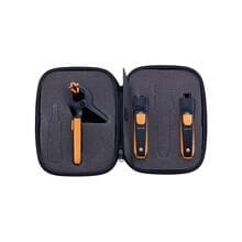Testo Smart Probes Heizungs-Set, Zangenthermometer, Infrarot-Thermometer, Differenzdruckmessgerät, Tasche, schwarz (0563 0004 10)