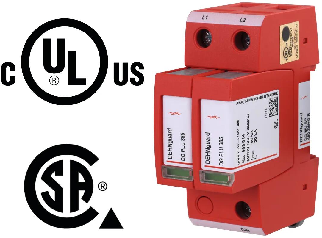 Dehn DG MU SP 480 3W+G R Überspannungsableiter Typ 2 DEHNguard M, rot (908197)