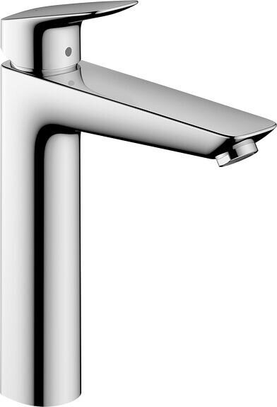 hansgrohe Logis Einhebel-Waschtischarmatur 190 ohne Ablaufgarnitur, Messing, 5 l/min, Chrom (71091000)