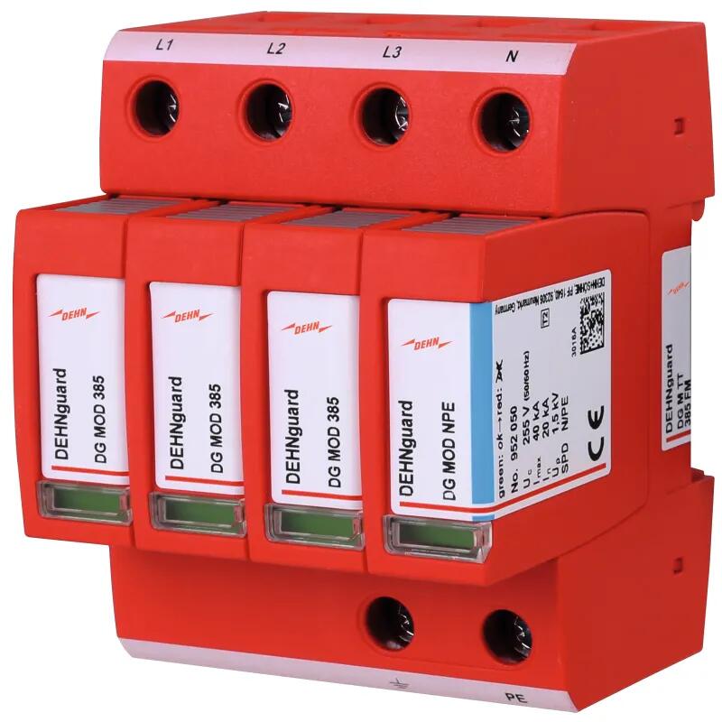 Dehn DG M TT 385/305 FM Überspannungsableiter Typ 2 DEHNguard M 4-polig für TT- und TN-S-Systeme (952332)