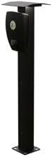 Zaptec OnePole 2.0 Pro Single/Twin, Montagesäule mit Dach für 1 oder 2 Zaptec Pro Ladestationen, schwarz (ZB100273)