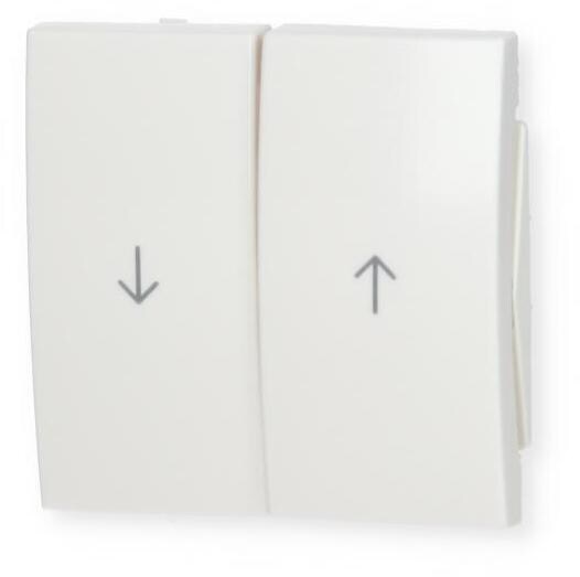 Berker 16258989 Wippen mit Aufdruck Symbol Pfeile, S.1, polarweiß glänzend
