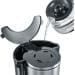 Severin KA 4825 TypeSwitch Kaffeemaschine, 1000W, 10 Tassen, Warmhalteplatte, Edelstahl gebürstet/schwarz