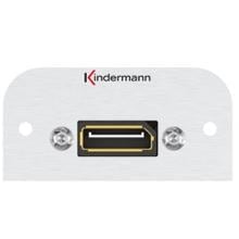 Kindermann Konnect 54 alu Anschlussblende DisplayPort, 54 x 54 mm (7441000588)