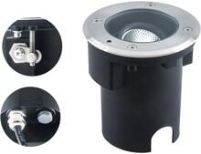 EVN PENTOLA LED Bodeneinbauleuchte, 7W, 4000K, 550lm, rund, Edelstahl (PC67107040)