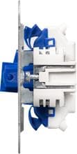 OPUS Premium Taster, Wechsler, mit Beleuchtung,1-polig +N-Klemme (512.559)