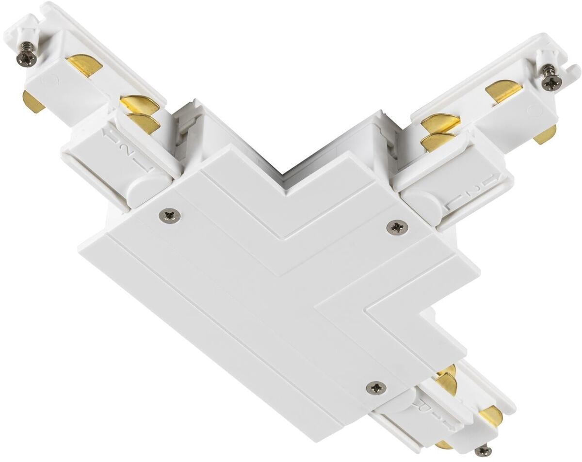 SLV T-Verbinder für S-TRACK 3-Phasen-Einbauschiene, Erde innen links, DALI, weiß (1006528)