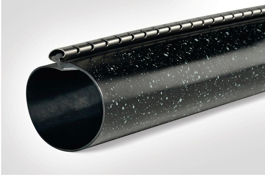Hellermann 450-20011 Reparaturmanschette, 500 mm, Schrumpfrate bis 4,5:1 (52/15 mm), mittelwandig, mit Innenkleber, schwarz