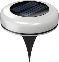 Beneito Faure Twist 1 Solar LED-Wegeleuchte, 180º, ON/OFF, 1W, 20lm, 2700K, RGB, weiß (BF5701)