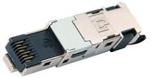 Telegärtner STX IP20 RJ45 feldkonfektionierbarer Stecker AWG22-26 Cat.6 Class EA, bedruckte Adernvorsortierung nach T568A (100007491)