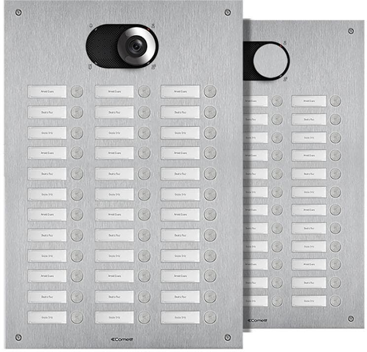 Comelit IX0336 Frontplatte Switch, 36 Teilnehmer, 3-reihig, V4A, SB2, 502x303x2,5 mm