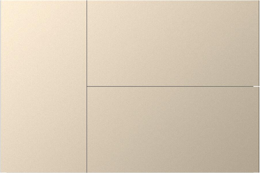GVS CHTKA-06/W.2.24 WALTZ Wippenset Champagner für Touch+ Pad, bei Gravur LED und Text/Icon durchscheinend, champagner (503053235)