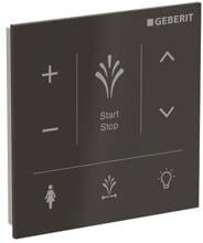 Geberit Wandbedienpanel für Geberit Sela AquaClean, schwarz (147041SJ1)