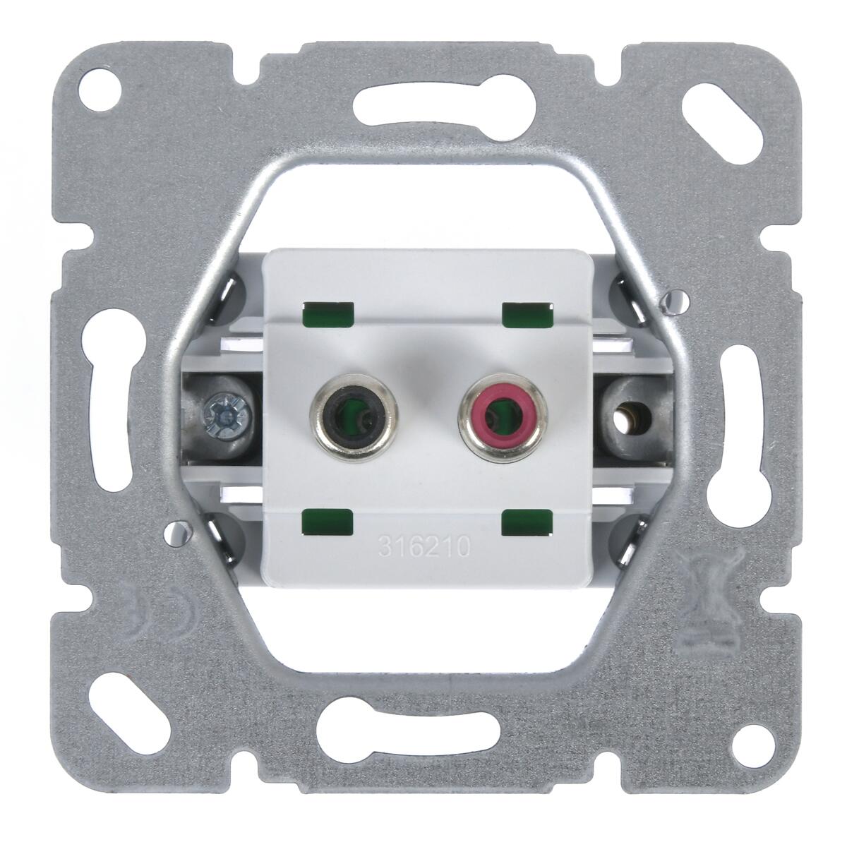 Panasonic WDTM05602NC Plus 55 Laut- sprecher-Steckdose Stereo 2 Cinch-Buchsen