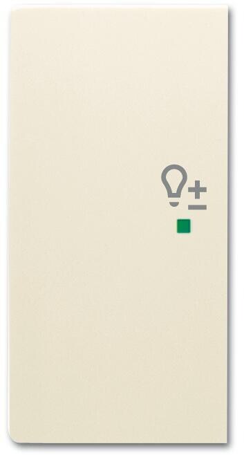 Busch-Jaeger 6234-21-82 Wippe future linear, 2-fach links, mit Symbol "Dimmer", elfenbeinweiß (2CKA006220A0405)