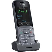Auerswald COMfortel M-720 IP-DECT-Mobiltelefon mit Ladeschale, titangrau (90242)