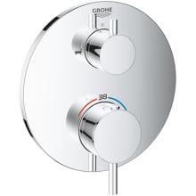 GROHE Atrio Thermostat-Wannenbatterie mit integrierter 2-Wege-Umstellung, EcoJoy