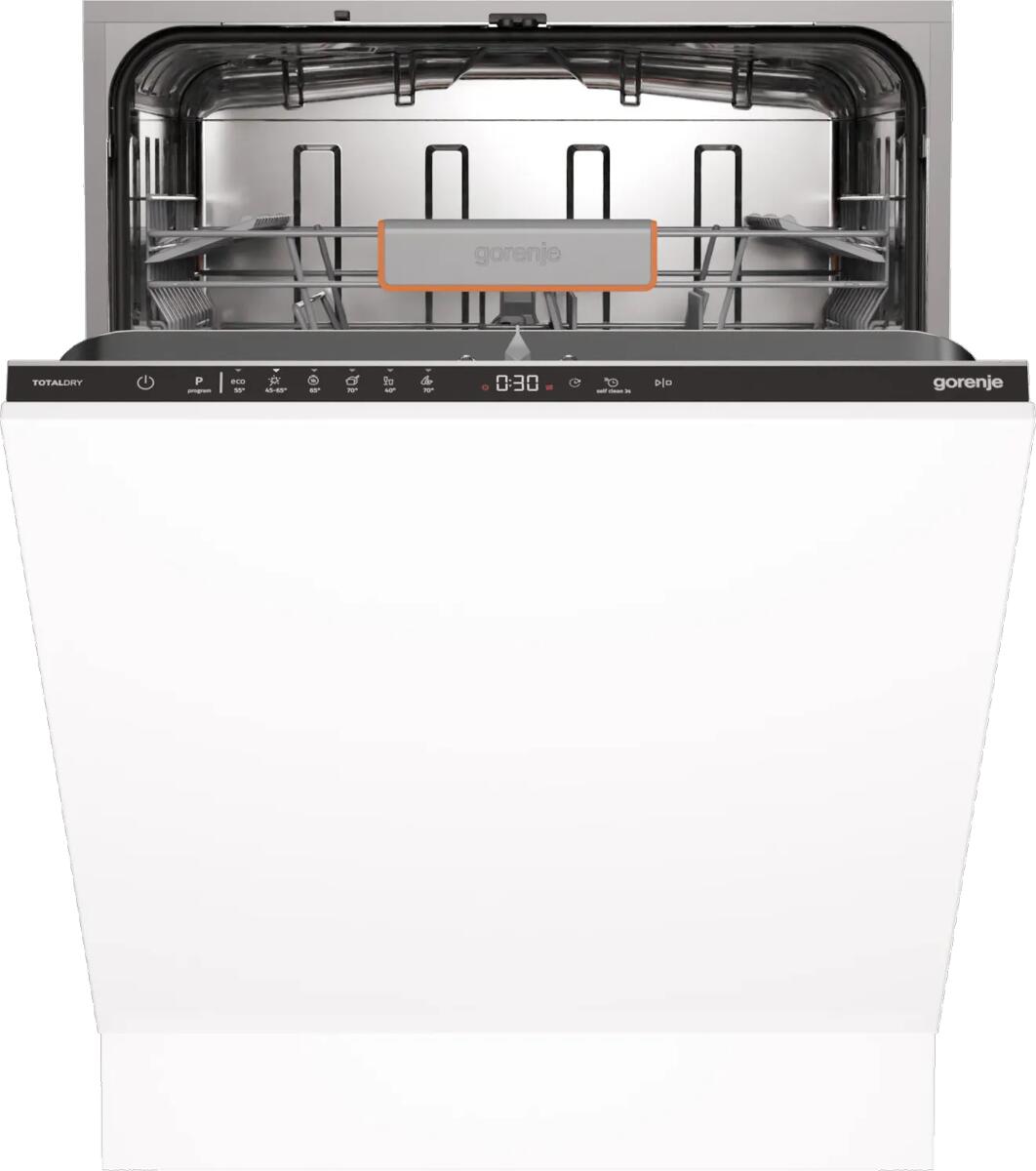 Gorenje GV642C65 Vollintegrierter Geschirrspüler, 60 cm breit, 14 Maßgedecke, Startzeitvorwahl, AquaStop, TotalDry