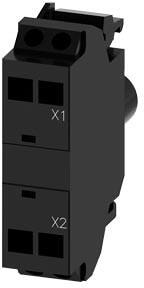 Siemens 3SU1401-1BF20-3AA0 LED-Modul mit integrierter LED AC 230 V, rot, Federzuganschluss, für Frontplattenbefestigung