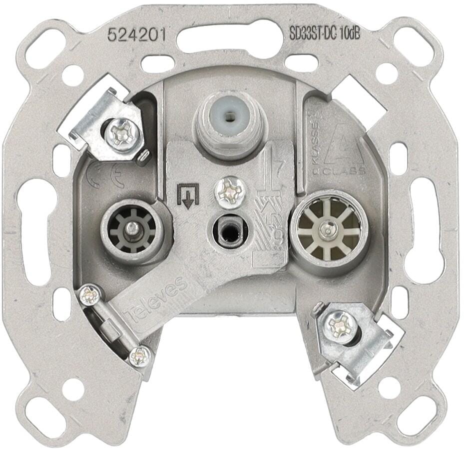 Televes SD33STDC 3-fach Durchgangsdose, 10dB (524201)
