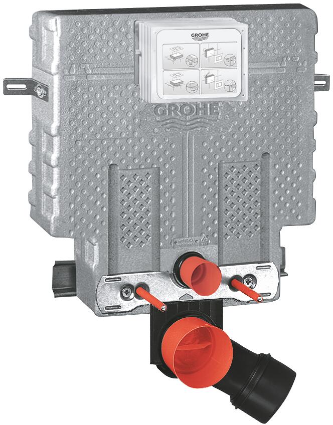 GROHE WC-Element Uniset, mit Spülkasten 6-9l, 0,82 m Bauhöhe, schalldämmendes EPS-Modul zum Ummauern (38415001)