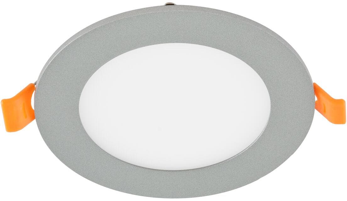 EVN LPR-Serie LED Einbaupanel, rund, IP20, 9W, 3000K, 600lm, 350mA, silber (LPR123502)