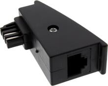 InLine TAE-F Adapter, TAE-F Stecker auf RJ45 Buchse, 8P2C für Fritzbox (69948F)