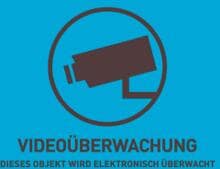 ABUS AU1320 Warnaufkleber Videoüberwachung (ohne ABUS Logo) 148 x 105 mm