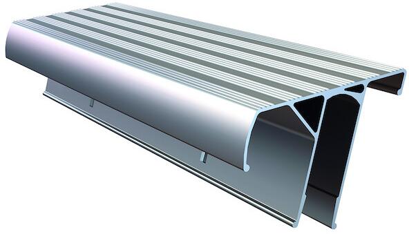 PROTEC.class PNAHSL2390 Nachrüststufen für Holz-Sprossen-Stehleiter mit Alu-Aufsetzstufen einseitig oder beidseitig