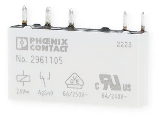 Phoenix Contact Einzelrelais - REL-MR- 24DC/21, 1 Wechsler (2961105)