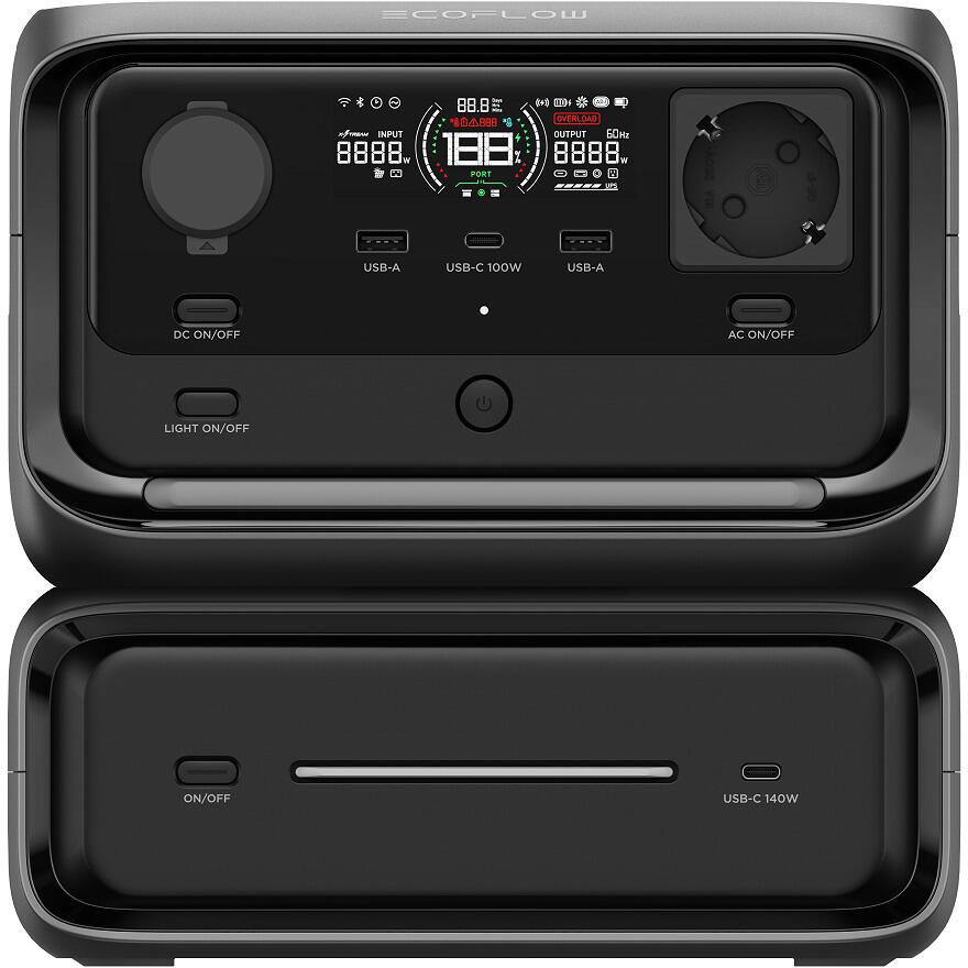 EcoFlow River 3 Max Lithium-Powerstation, 286Wh