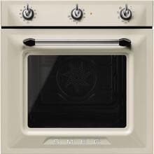 Smeg SF6905PF EEK: A Einbaubackofen, 59,7 cm breit, 70 L, VaporClean, Grillfunktion, cremeweiß