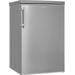 Exquisit KS16-V-H-040E Kühlschrank ohne Gefrierfach, 55cm breit, 127L, LED Beleuchtung, Edelstahl-Look