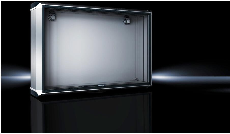 Rittal CP 6380.000 Optipanel, für Frontplatte BH 482,6x310,3 mm, Einbautiefe 100 mm, Aluminium-Strangpressprofil, Tragarmanschluss 120x65 mm