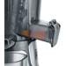 Severin ES 3571 Slow Juicer Entsafter, 150W, 1L Saftbehälter, Tropf-Stopp Verschluss,  grau-metallic-schwarz / Edelstahl