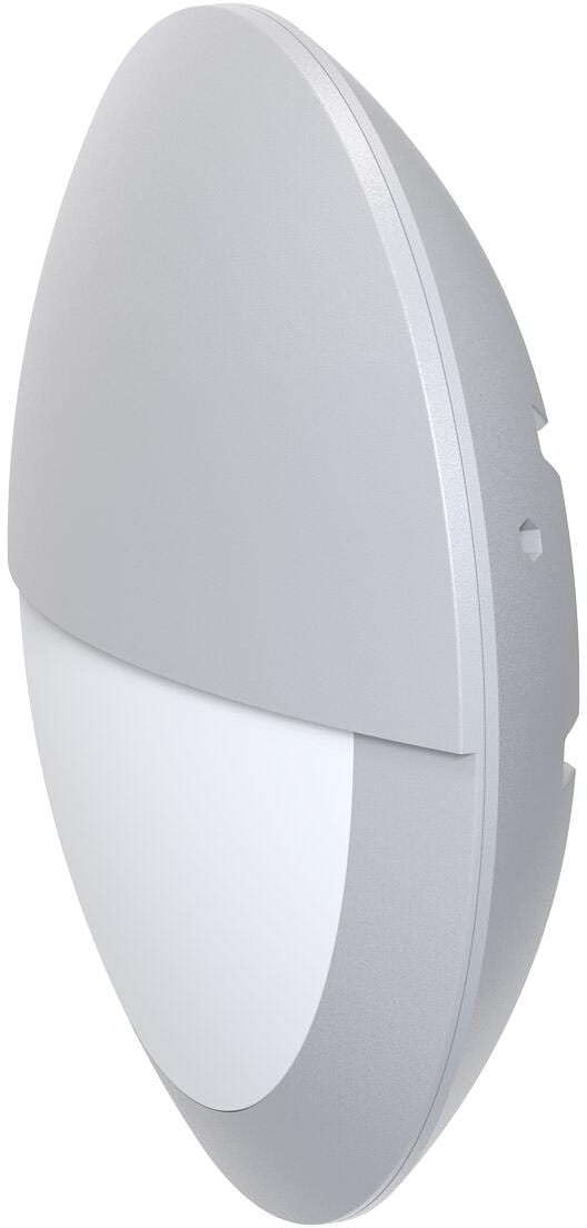 EVN LED Wandanbau, IP66, 220-240V/AC, 176-260V/DC, 18,5W, 1150lm, 3000-4000K, silber (WE30181425)