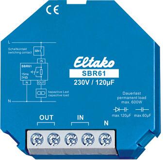 Eltako SBR61-230V/120μF Strombegrenzungsrelais kapazitiv (61100330)