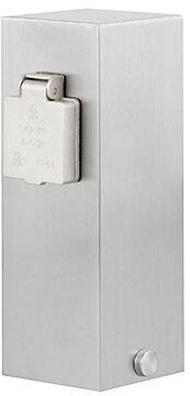 Ledino Connect V2 Steckdosenpfosten, Edelstahl Outdoor (11790000001015)