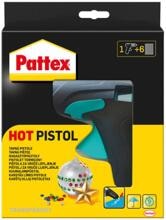 Henkel Pattex Hot Pistol Starter Set, Heißklebepistole und Klebepatronen, schwarz (PHP6)