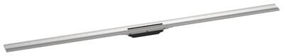 hansgrohe RainDrain Flex Fertigset Duschrinne 1600 kürzbar zur Wandmontage, Edelstahl, Edelstahl gebürstet, (56262800)